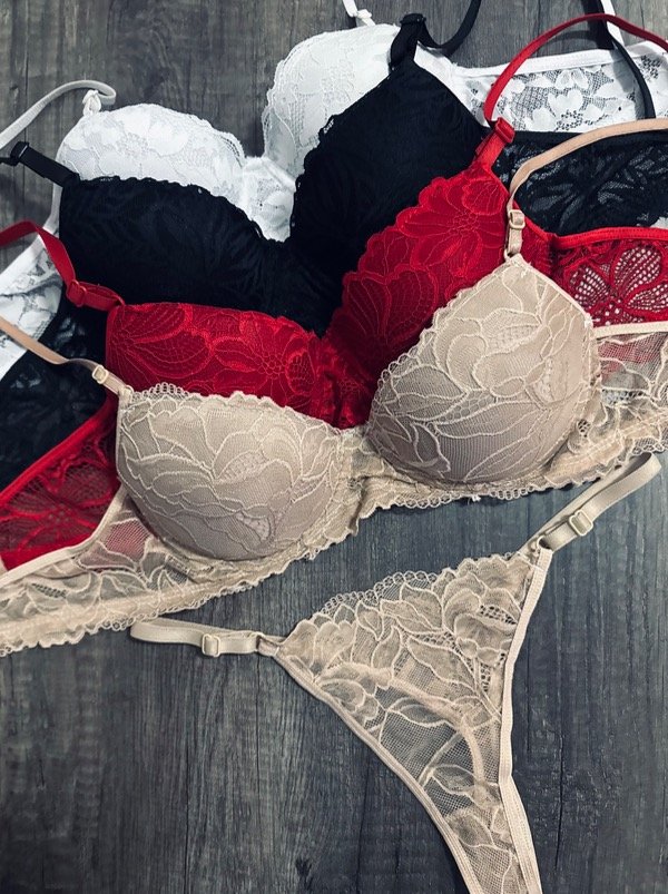 Producto - conjunto de encaje -media docena