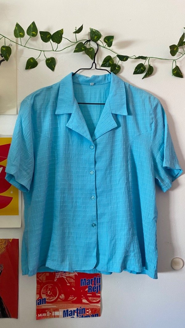 Camisa turquesa