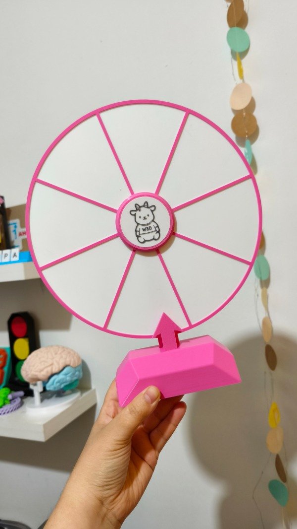 Producto - RULETA 3D (24 CM) CON O SIN LOGO