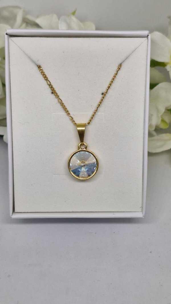 Producto - Conjunto Piedra Aurora Boreal Redonda