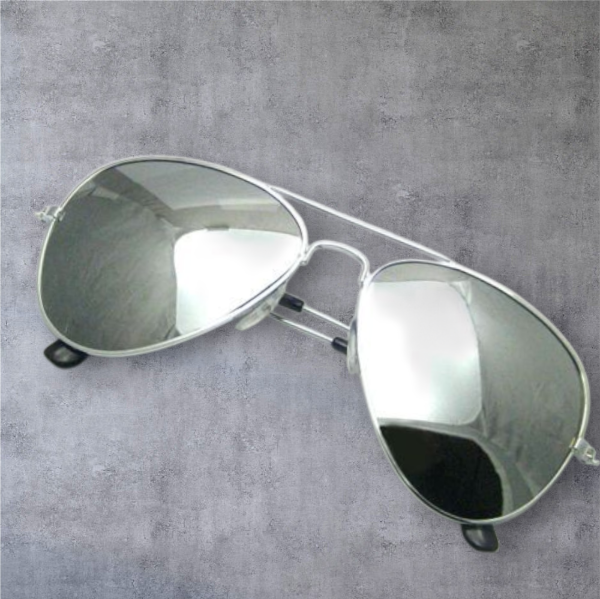 Producto - Lentes aviador espejado plata