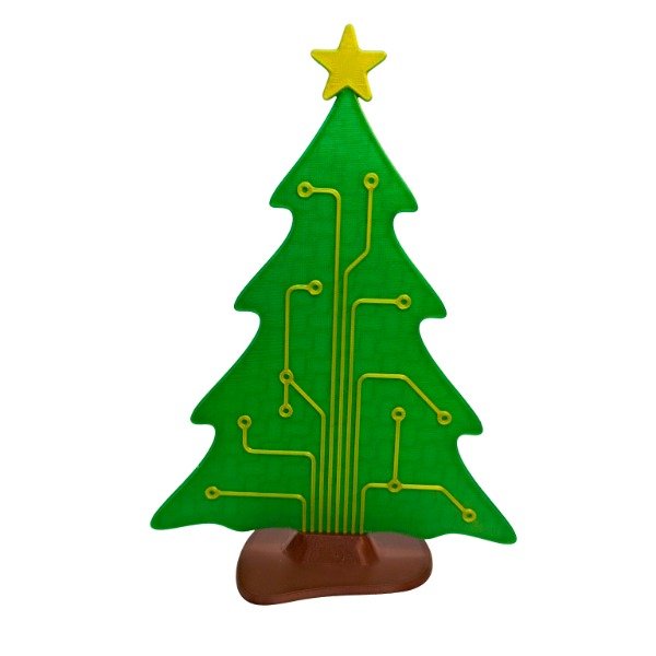 Producto - Arbolito placa PCB 25cm alto decorativo