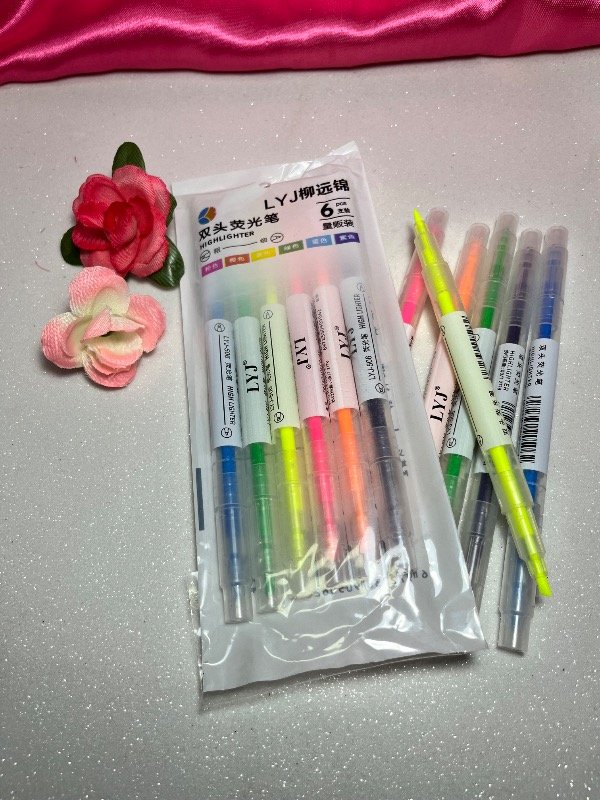 Producto - Resaltadores fino doble punta