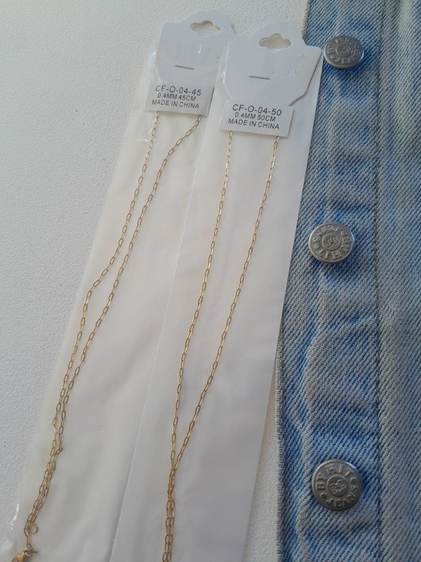 Producto - Cadena dorada fina