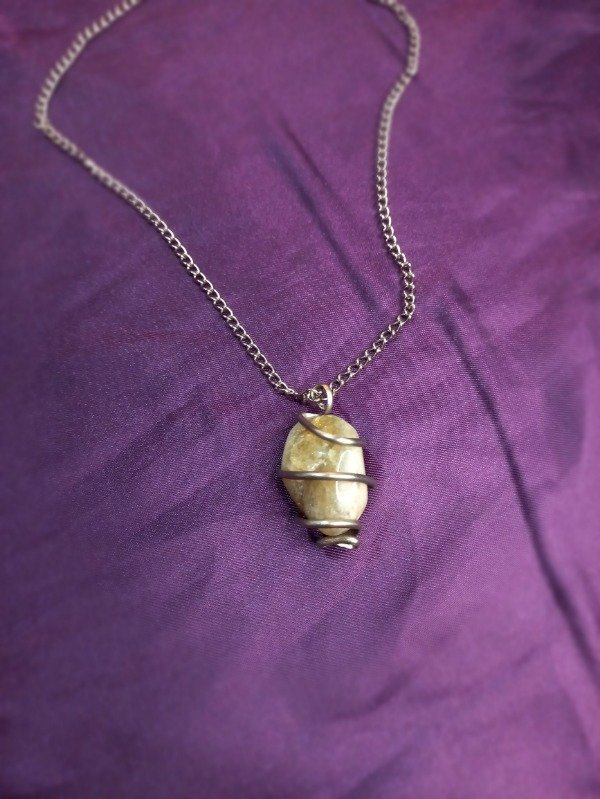 Producto - Collar espiral de Citrino