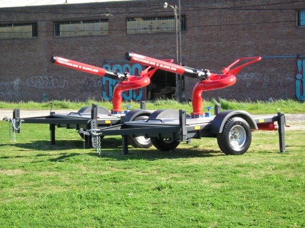 Producto - Monitor MTS 3000 sobre trailer con lanza patagon