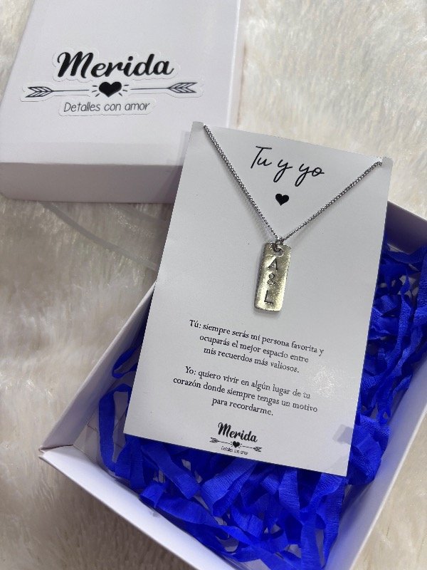 Producto - Collar iniciales