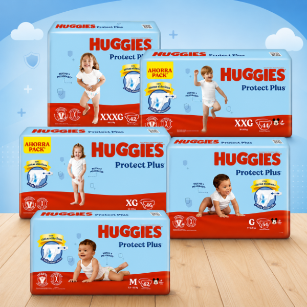Producto - Huggies Protect Plus (celeste)