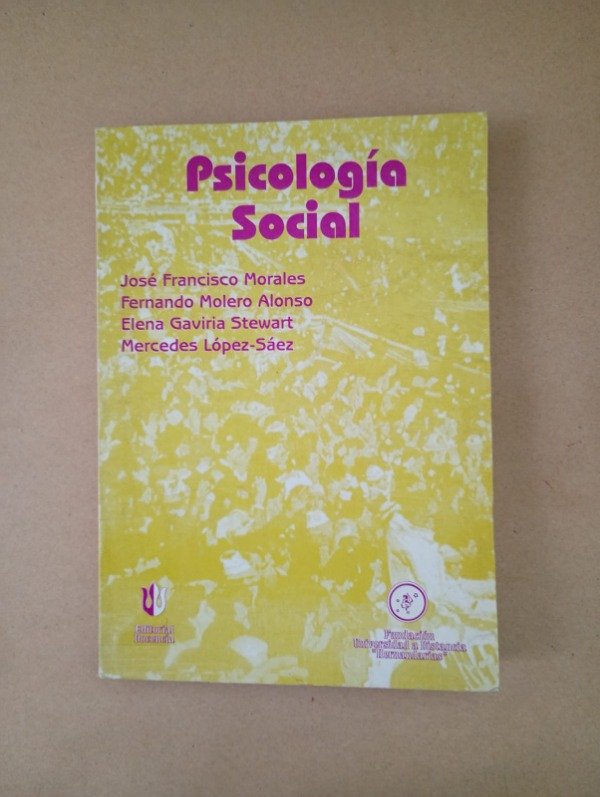 Producto - Psicología social - Morales Molero Alonso Gaviria Stewart - Docencia 1997