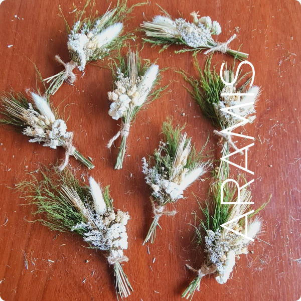 Producto - Mini Ramitos - Estilo Romántico Rústico x10