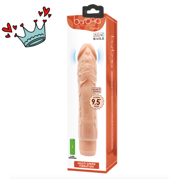 Producto - Vibrador realista Barbara 24cm x 4,5cm