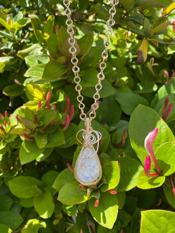 Producto - Collar Infinito - Piedra de la Luna - 0