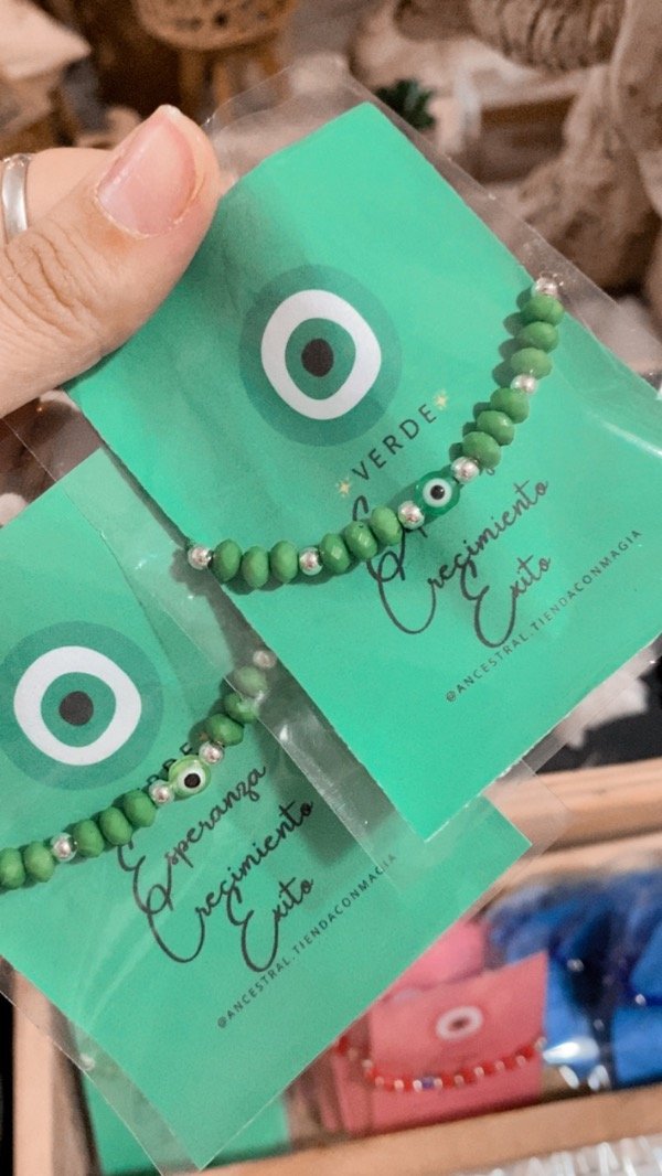 Producto - Pulsera Nazar Vibración Verde