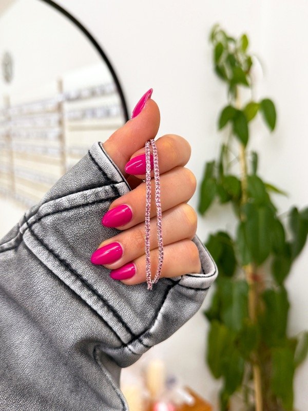 Producto - Pulsera elastizadas x2 strass fucsias