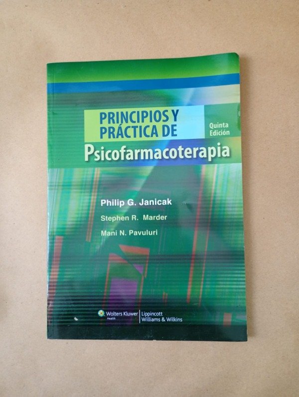 Producto - Principios y práctica de Psicofarmacoterapia #2 - Janicak Marder - Wolters 2006