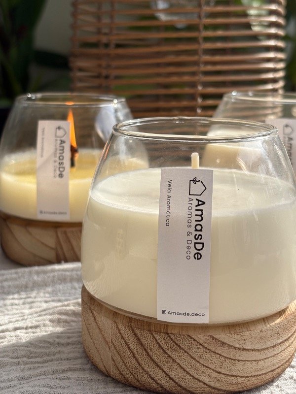 Producto - Vela base de madera