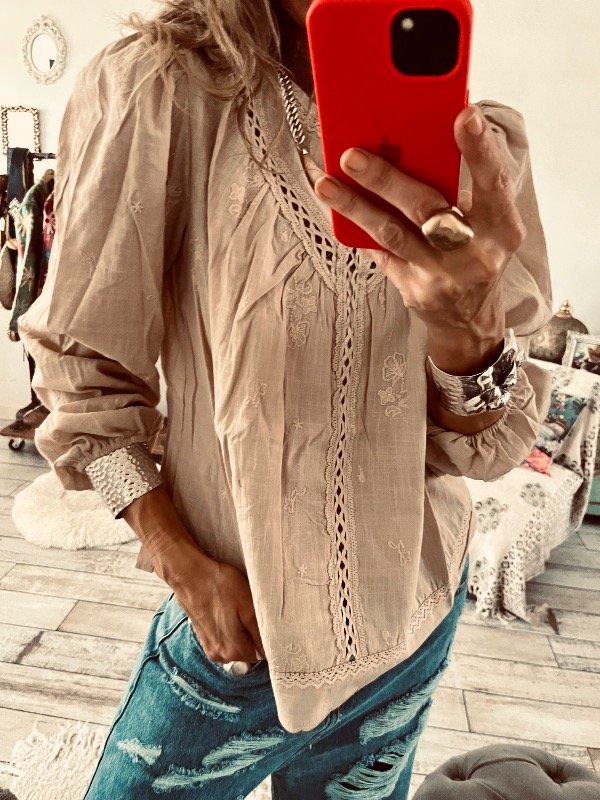 Producto - Blusa Maite beige - 4