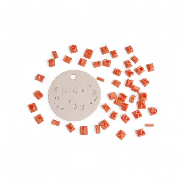 Producto - ABECEDARIO LETRAS 3D CARACTERES ESPECIALES