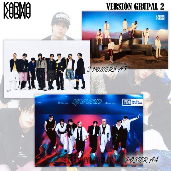 Producto - Set Stray Kids grupal 2- Karma