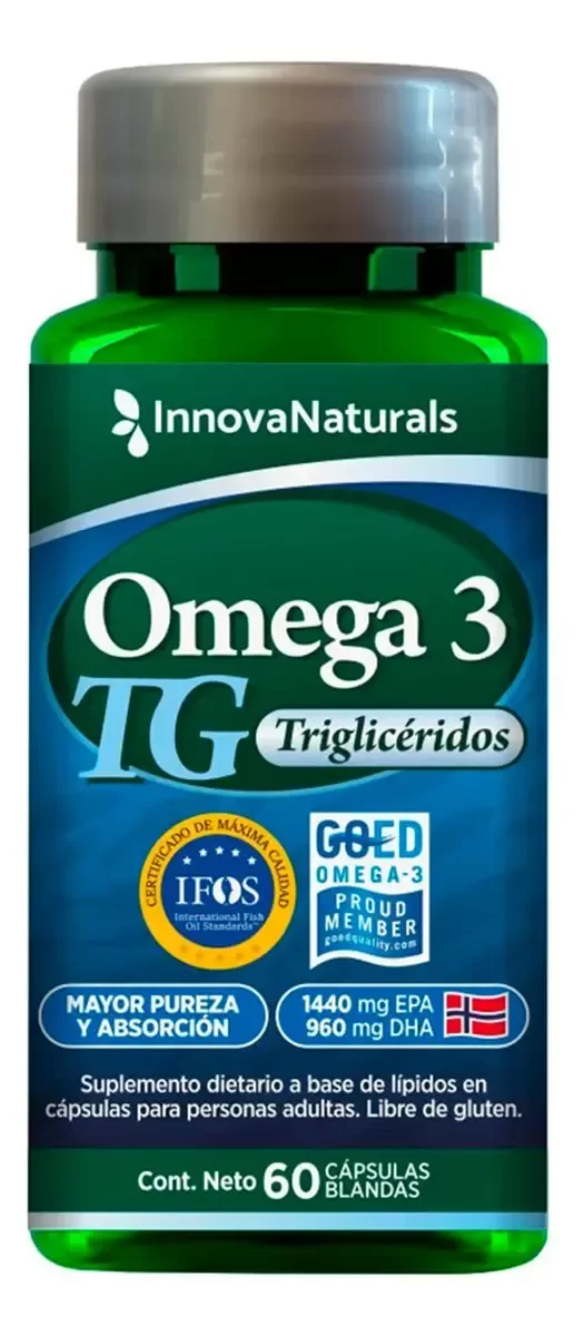 Producto - InnovaNaturals Omega 3 + Triglicéridos x60 caps