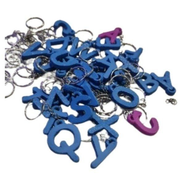 Producto - Llaveros con Iniciales  Letras 3D