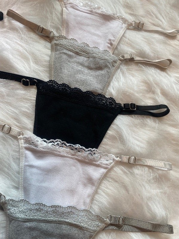 Producto - Regulables de algodón con lycra y puntilla (Precio por docena) - 5