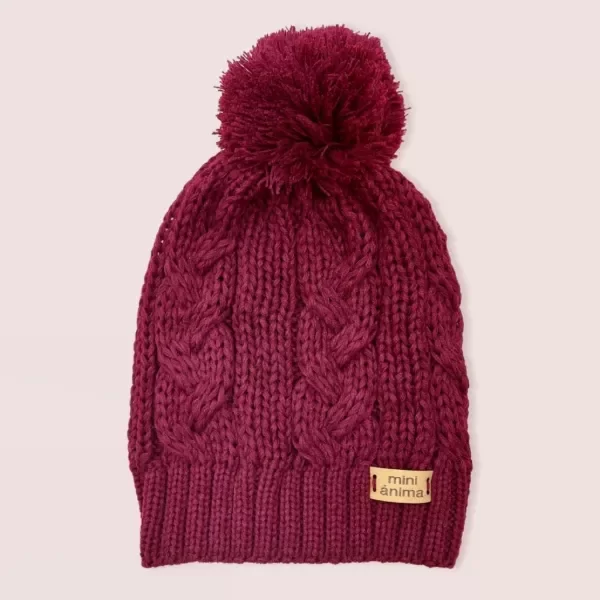 Producto - GORRO POMPON BORDO