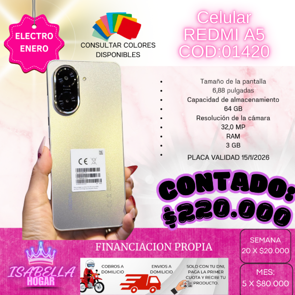 Producto - CELU REDMI A5 64GB