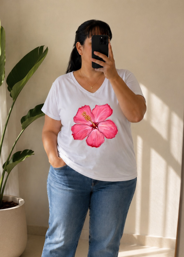 Producto - Remera de Jersey algodón - Escote V (221) - 1