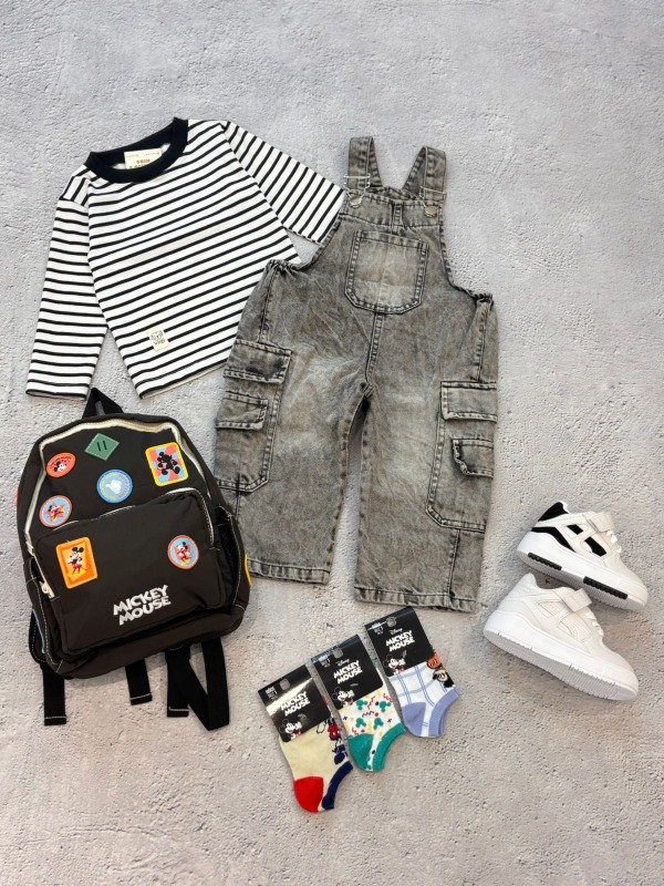 Producto - Jardinero bb doble cargo gris nevado