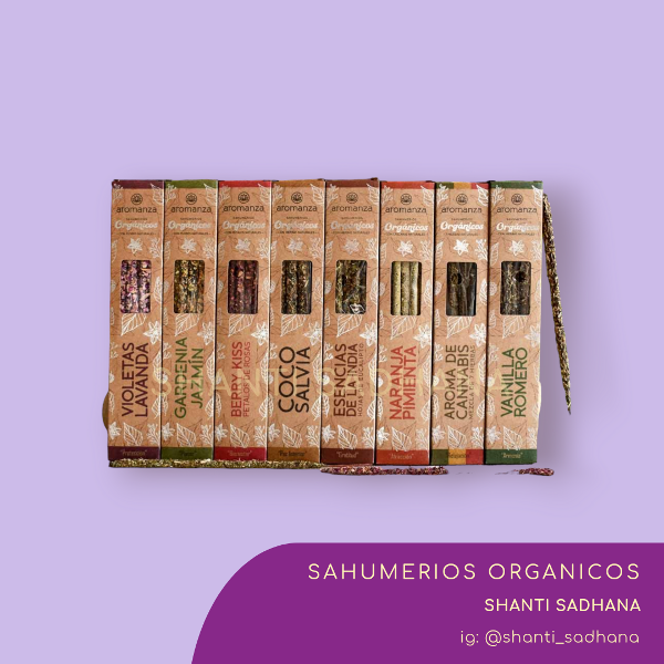 Producto - Sahumerios ORGANICOS (aromanza)