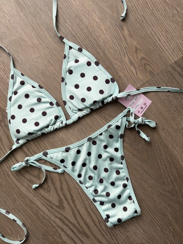 Producto - Bikini Polka Dot celeste - 3