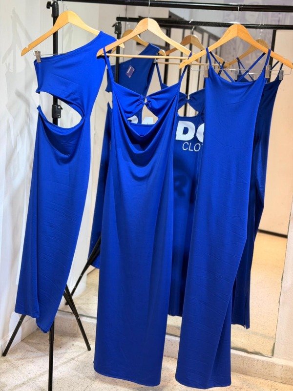 Producto - Vestidos lycra azules