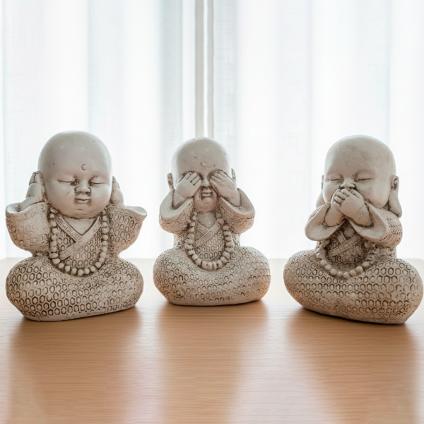 Producto - Set Budas sabios simil resina