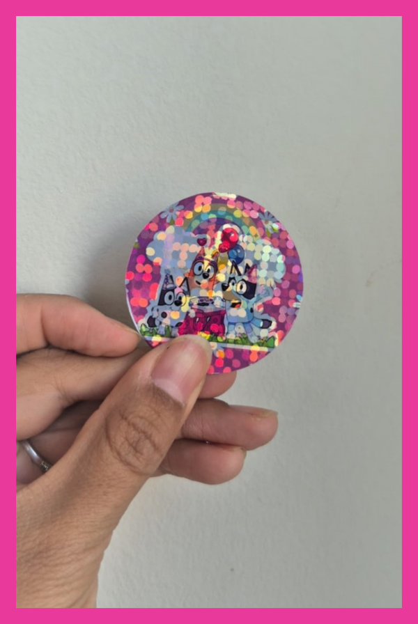 Producto - Sticker de papel holográfico