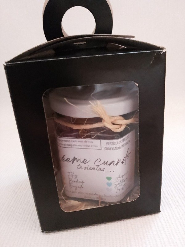 Producto - FRASCOS CON VERSICULOS BIBLICOS