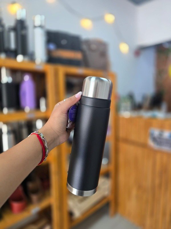 Producto - Termo media manija NEGRO 1Lt