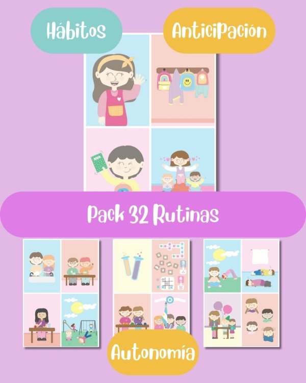 Producto - Rutinas Jardín Infantes Maternal IMPRIMIBLE