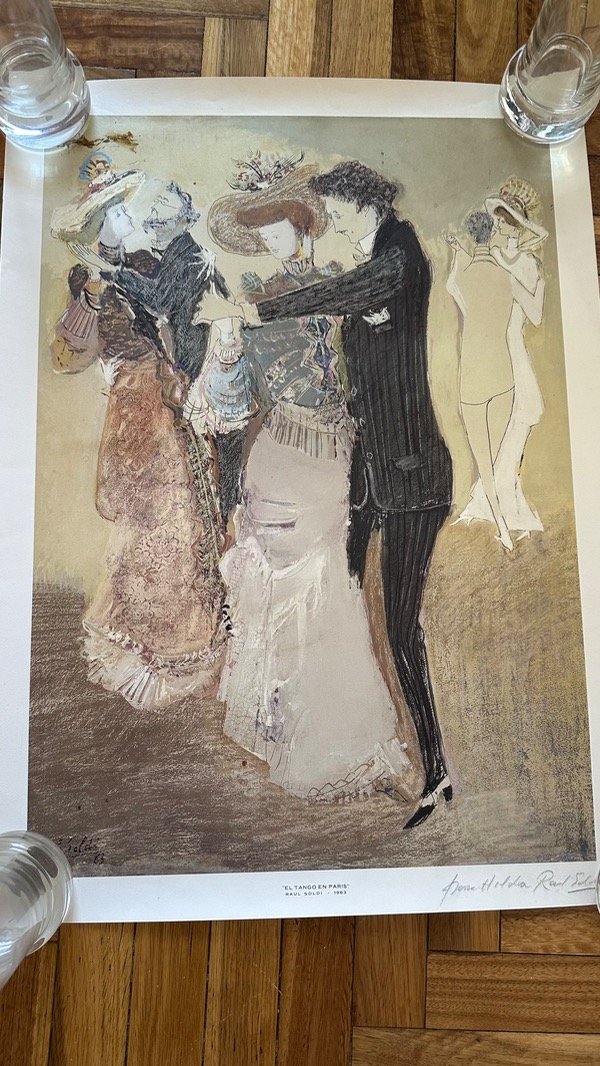 Producto - Serigrafía firmada por Raúl Soldi