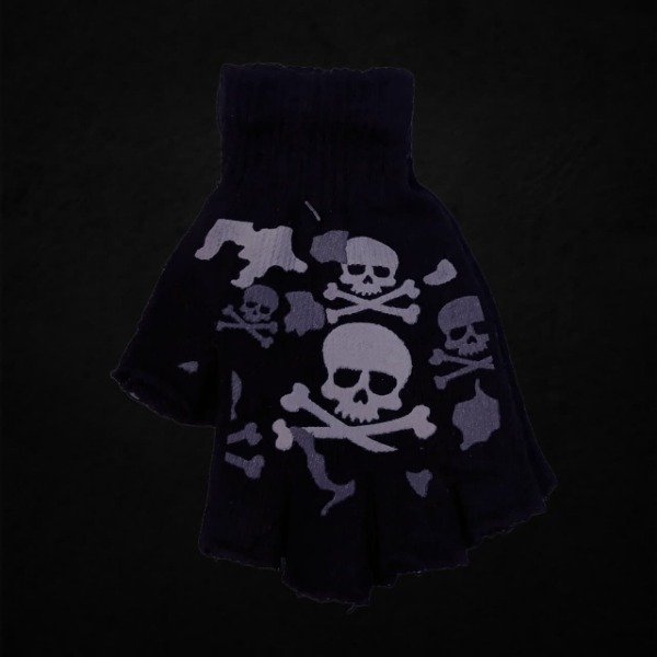 Producto - Guantes sin dedos Skull Poison