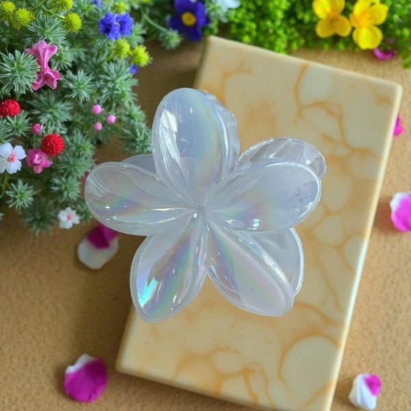 Producto - Broche Hawaiana Perlado Blanco