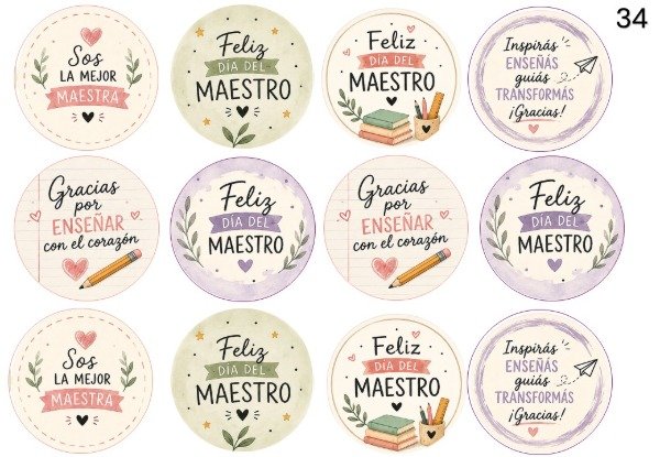 Producto - LAMINA COMESTIBLE DIA DEL MAESTRO 34 - 1