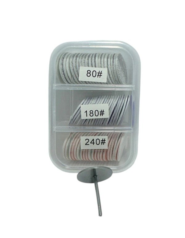 Producto - Kit lijas gramaje / discos podologia, mandril