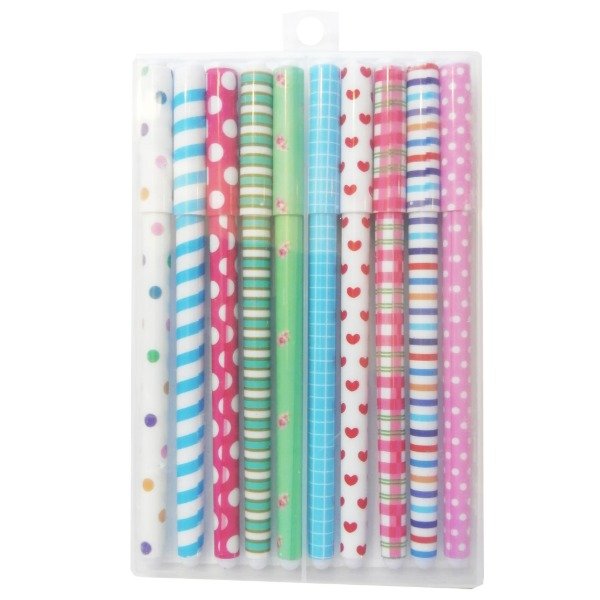 Producto - Lapicera Boligrafo X 10 Colores Roller Gel Kawaii Trazo Fino