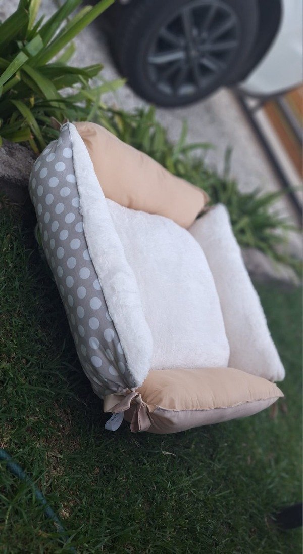Producto - Moises loneta y corderito soft blanco