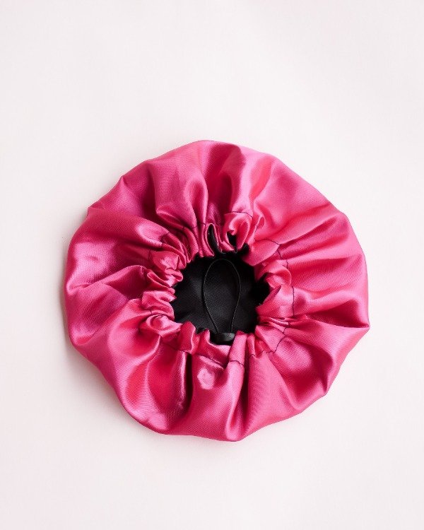 Producto - Gorro de satén Antifrizz - Fucsia Fuerte