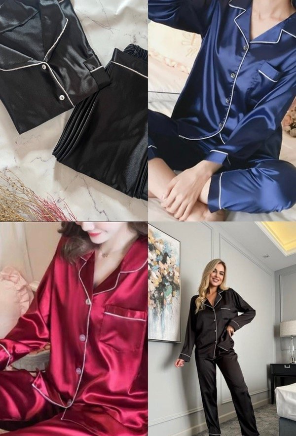 Producto - Pijama Camisero Saten