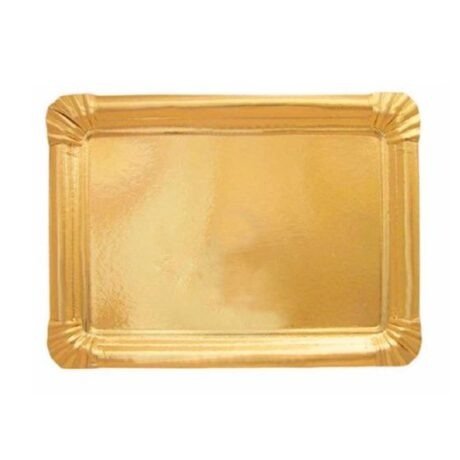 Producto - Bandeja cartón dorado 35x25 cm