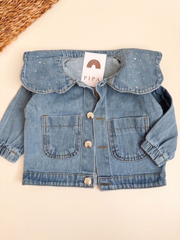 Producto - Campera de jean con brillos