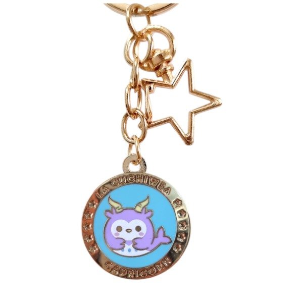 Producto - Llavero Acrilico Cuchisign Signo Zodiacal Capricornio Otorii